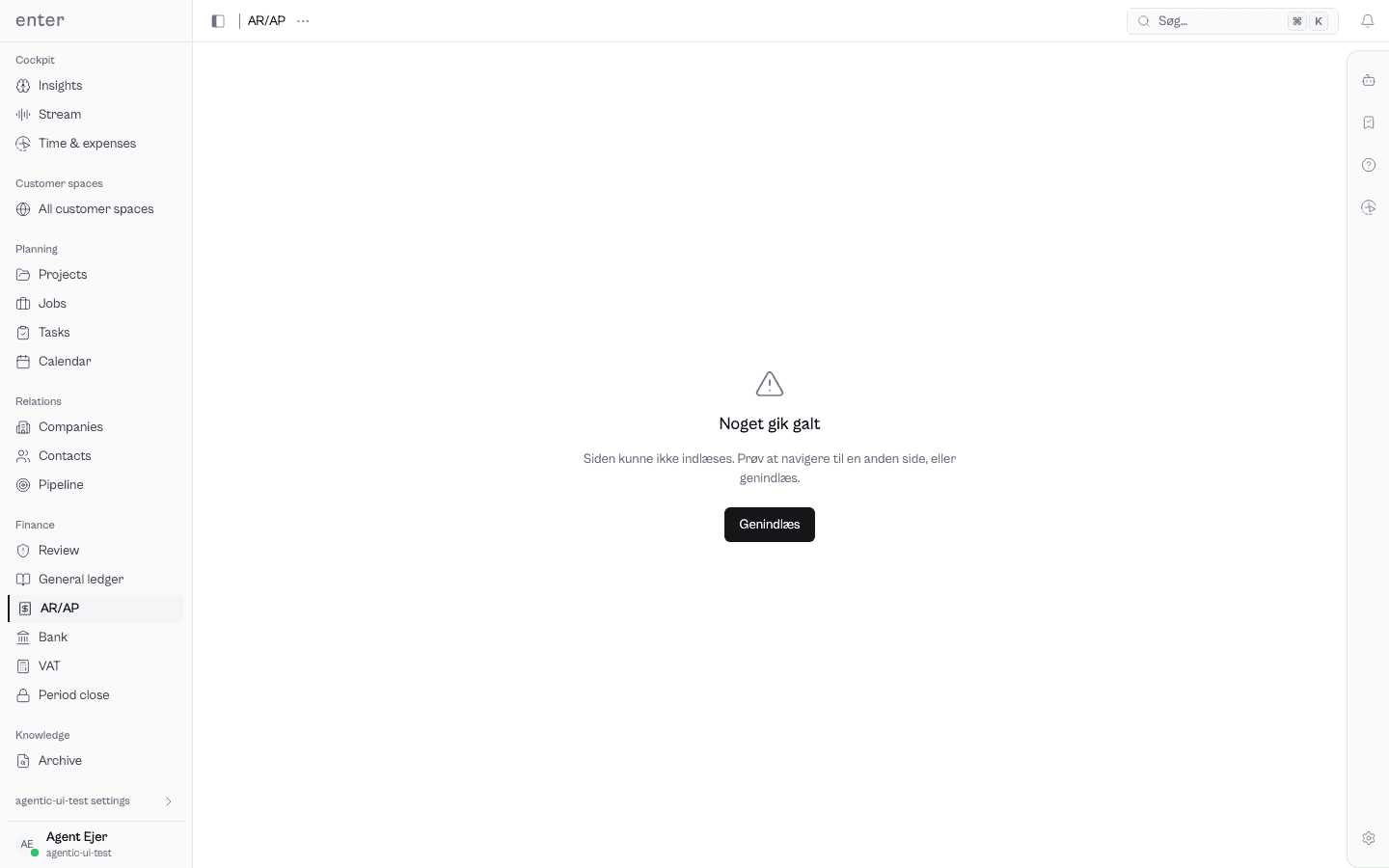 Enter finance with AR/AP invoices